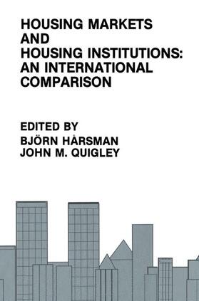 Quigley / Hårsman |  Housing Markets and Housing Institutions: An International Comparison | Buch |  Sack Fachmedien