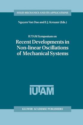 Kreuzer |  IUTAM Symposium on Recent Developments in Non-linear Oscillations of Mechanical Systems | Buch |  Sack Fachmedien