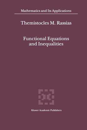 RASSIAS |  Functional Equations and Inequalities | Buch |  Sack Fachmedien