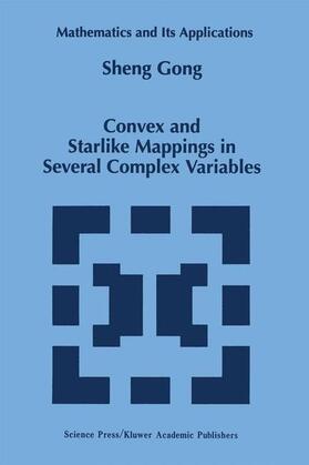  Convex and Starlike Mappings in Several Complex Variables | Buch |  Sack Fachmedien