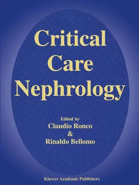 Bellomo / Ronco |  Critical Care Nephrology | Buch |  Sack Fachmedien