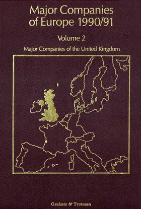 Whiteside / Wilson / Blackburn |  Major Companies of Europe 1990/91 | Buch |  Sack Fachmedien