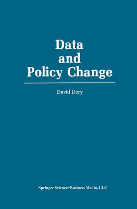 Dery |  Data and Policy Change | Buch |  Sack Fachmedien