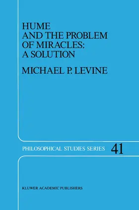 Levine |  Hume and the Problem of Miracles: A Solution | Buch |  Sack Fachmedien