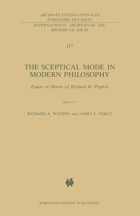 Force / Watson |  The Sceptical Mode in Modern Philosophy | Buch |  Sack Fachmedien