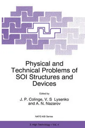 Colinge / Lysenko / Nazarov |  Physical and Technical Problems of SOI Structures and Devices | eBook | Sack Fachmedien