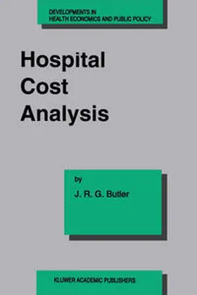 Butler |  Hospital Cost Analysis | eBook | Sack Fachmedien