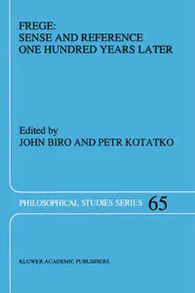 Biro / Kotatko |  Frege: Sense and Reference One Hundred Years Later | eBook | Sack Fachmedien