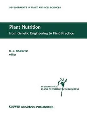 Barrow |  Plant Nutrition — from Genetic Engineering to Field Practice | eBook | Sack Fachmedien