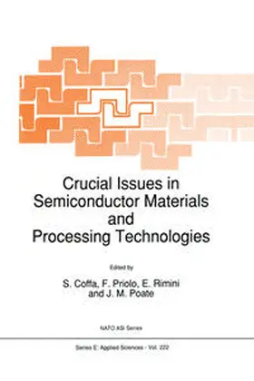 Coffa / Priolo / Rimini |  Crucial Issues in Semiconductor Materials and Processing Technologies | eBook | Sack Fachmedien