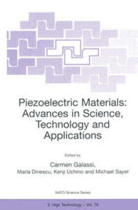 Galassi / Dinescu / Uchino |  Piezoelectric Materials: Advances in Science, Technology and Applications | eBook | Sack Fachmedien