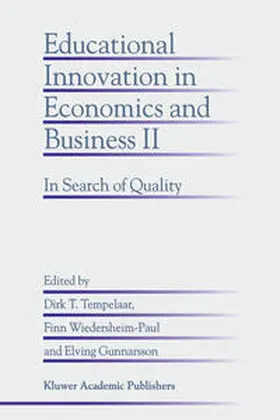 Tempelaar / Wiedersheim-Paul / Gunnarsson | Educational Innovation in Economics and Business II | E-Book | sack.de