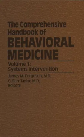 Taylor / Ferguson |  The Comprehensive Handbook of Behavioral Medicine | Buch |  Sack Fachmedien