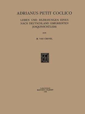 Crevel |  Adrianus Petit Coclico | Buch |  Sack Fachmedien