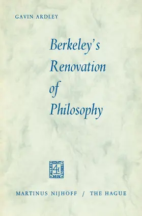 Ardley |  Berkeley¿s Renovation of Philosophy | Buch |  Sack Fachmedien