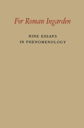 Ingarden / Tymieniecka |  For Roman Ingarden | Buch |  Sack Fachmedien