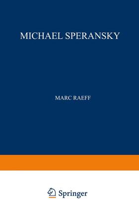 Raeff |  Michael Speransky | Buch |  Sack Fachmedien