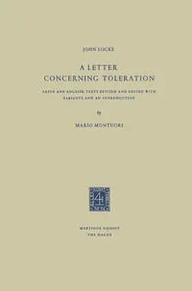 Locke / Montuori |  A Letter Concerning Toleration | eBook | Sack Fachmedien