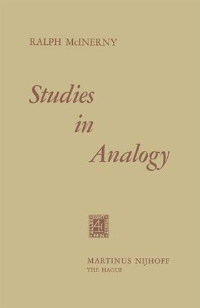 McInerny |  Studies in Analogy | Buch |  Sack Fachmedien