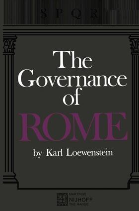Loewenstein |  The Governance of ROME | Buch |  Sack Fachmedien