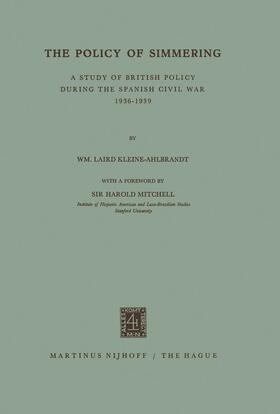 Mitchell / Kleine-Ahlbrandt |  The Policy of Simmering | Buch |  Sack Fachmedien