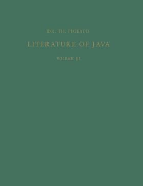 Pigeaud |  Literature of Java | Buch |  Sack Fachmedien