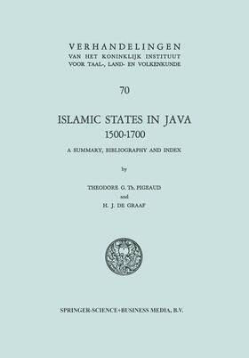 Pigeaud |  Islamic States in Java 1500¿1700 | Buch |  Sack Fachmedien