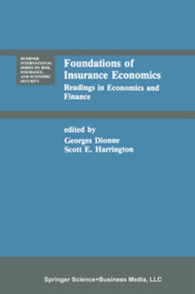 Dionne / Harrington |  Foundations of Insurance Economics | eBook | Sack Fachmedien