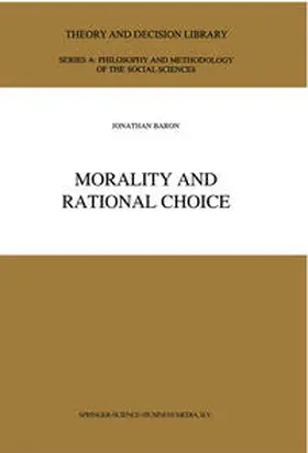 Baron | Morality and Rational Choice | E-Book | sack.de