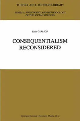 Carlson |  Consequentialism Reconsidered | eBook | Sack Fachmedien