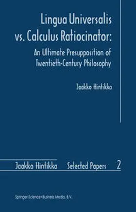 Hintikka | Lingua Universalis vs. Calculus Ratiocinator: | E-Book | sack.de