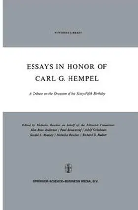 Rescher |  Essays in Honor of Carl G. Hempel | eBook | Sack Fachmedien