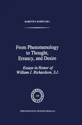 Babich | From Phenomenology to Thought, Errancy, and Desire | E-Book | sack.de