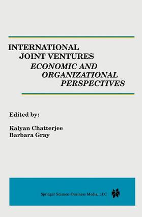 Gray / Chatterjee |  International Joint Ventures: Economic and Organizational Perspectives | Buch |  Sack Fachmedien