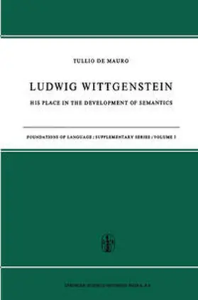 De Mauro |  Ludwig Wittgenstein | eBook | Sack Fachmedien