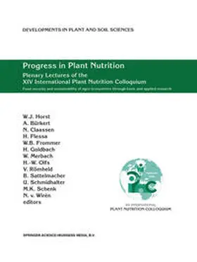 Horst / Bürkert / Sattelmacher |  Progress in Plant Nutrition: Plenary Lectures of the XIV International Plant Nutrition Colloquium | eBook | Sack Fachmedien