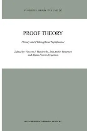 Hendricks / Pedersen / Jørgensen |  Proof Theory | eBook | Sack Fachmedien