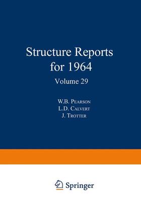 Pearson / Trotter / Calvert |  Structure Reports for 1964 | Buch |  Sack Fachmedien