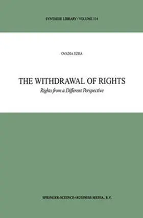 Ezra |  The Withdrawal of Rights | eBook | Sack Fachmedien