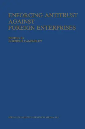 Canenbley |  Enforcing Antitrust Against Foreign Enterprises | Buch |  Sack Fachmedien