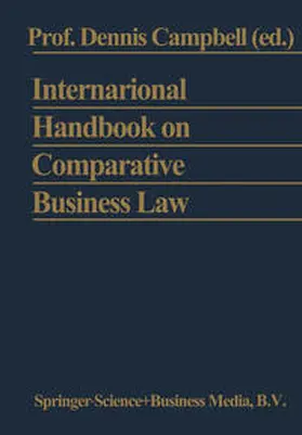 Campbell |  International Handbook on Comparative Business Law | eBook | Sack Fachmedien