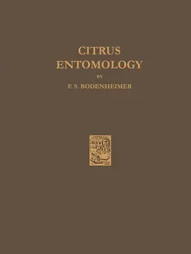 Bodenheimer |  Citrus Entomology | Buch |  Sack Fachmedien