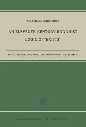 McDermott |  An Eleventh-Century Buddhist Logic of ¿Exists¿ | Buch |  Sack Fachmedien