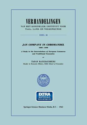 Raychaudhuri |  Jan Company in Coromandel 1605¿1690 | Buch |  Sack Fachmedien