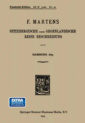 Martens |  Spitzbergische oder Groenlandische Reise Beschreibung gethan im Jahr 1671 | eBook | Sack Fachmedien