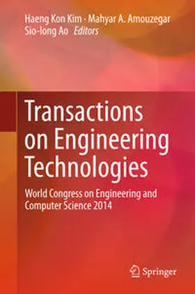 Kim / Ao / Amouzegar |  Transactions on Engineering Technologies | Buch |  Sack Fachmedien