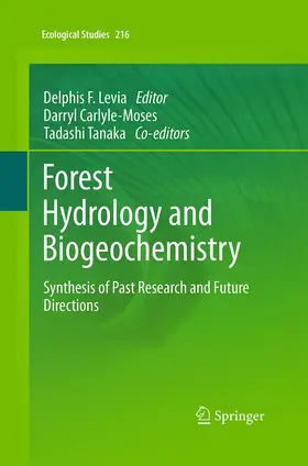 Levia / Tanaka / Carlyle-Moses |  Forest Hydrology and Biogeochemistry | Buch |  Sack Fachmedien