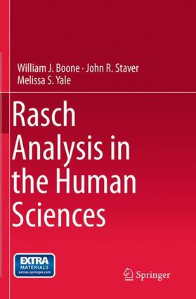 Boone / Yale / Staver |  Rasch Analysis in the Human Sciences | Buch |  Sack Fachmedien