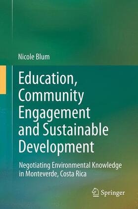 Blum |  Education, Community Engagement and Sustainable Development | Buch |  Sack Fachmedien