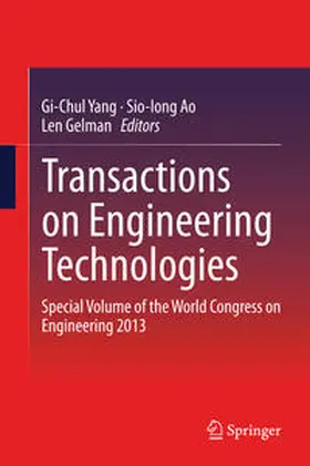 Yang / Gelman / Ao |  Transactions on Engineering Technologies | Buch |  Sack Fachmedien